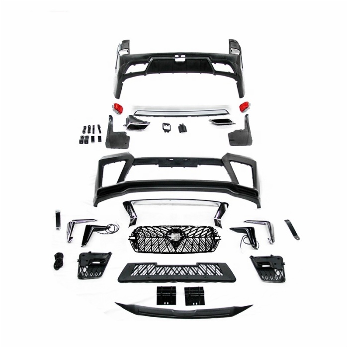 Land Cruiser 200 E Model front & rear bumper assembly grille and exhaust pipe year 2016 2017 2018